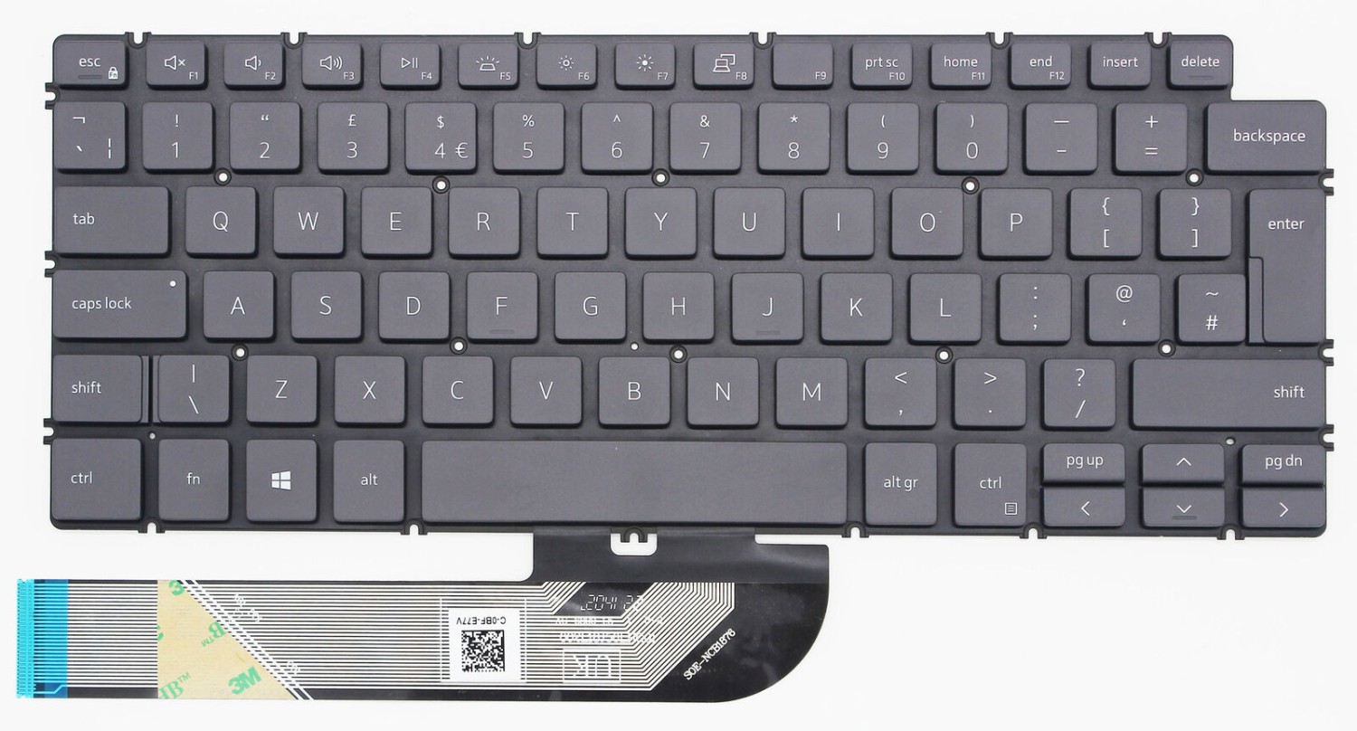 Keyboard For Dell latituDell 3410 Backlight grey color