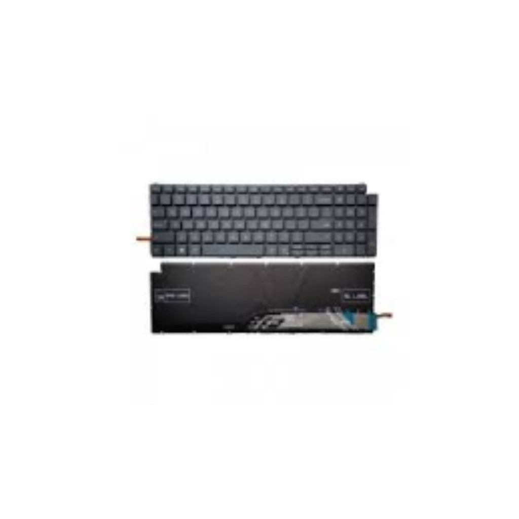 Keyboard For Dell Ins 15-5584 Silver Backlight