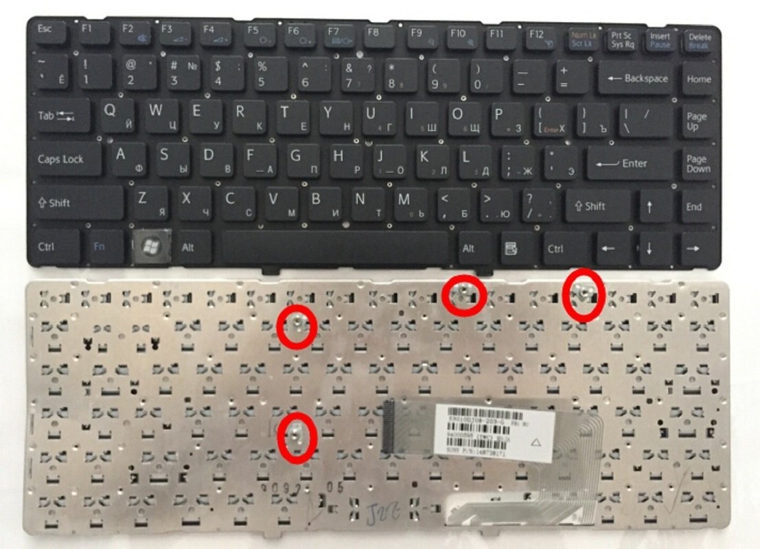 Keyboard For Sony Nw Black