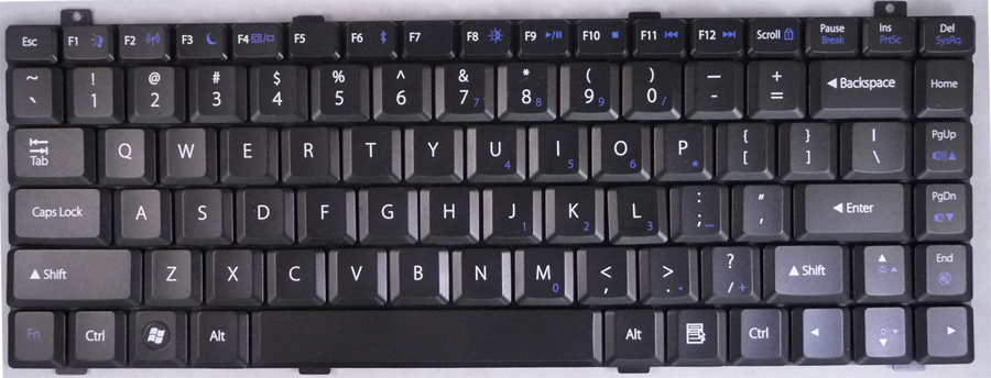 Keyboard For Gateway M6000 Black