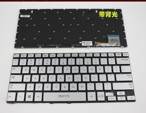Keyboard For Samsung Np740u3e with Backlight Silver